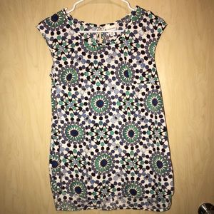 Patterned dress tank top
